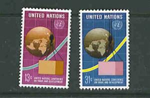 UN New York Issue #274-75 f-vf mnh set