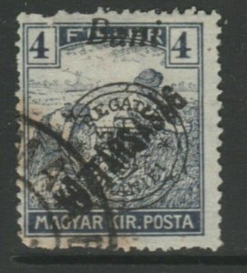 Hungary Romanian Occupation Nagyvarad Oradea Issue 1919 4b Used A18P26F667-