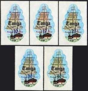 Tonga 402-C219-CO125,MNH.Michel 619-628,D159-D1612. Capt.Cook's farewell voyage.