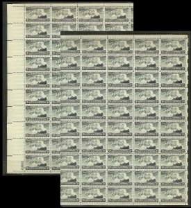 UNITED STATES (50) Complete Sheets Stamps ALL Mint Never Hinged FV=$99+