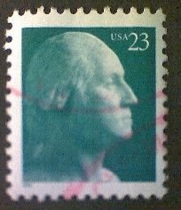 United States, Scott #3616, used(o), 2002, George Washington, 23¢, green