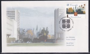 Canada 2002 Sc 1942 Laval University Canada Post Official Stamp FDC