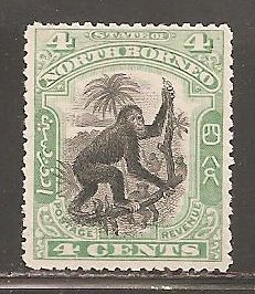 North Borneo  SC 103  Mint No Gum