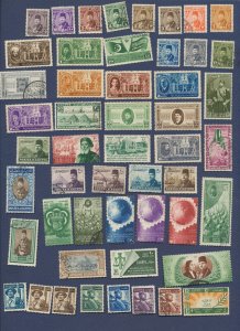 EGYPT - Scott 242 / / 294 - FVF mostly used lot of about 50 different - 1927-51