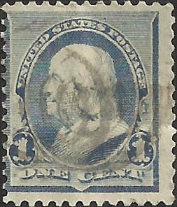 # 219 DULL BLUE USED BEN FRANKLIN SCV-0.75