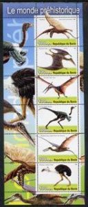 BENIN - 2003 - Dinosaurs #10 - Perf 6v Sheet - MNH-Private Issue