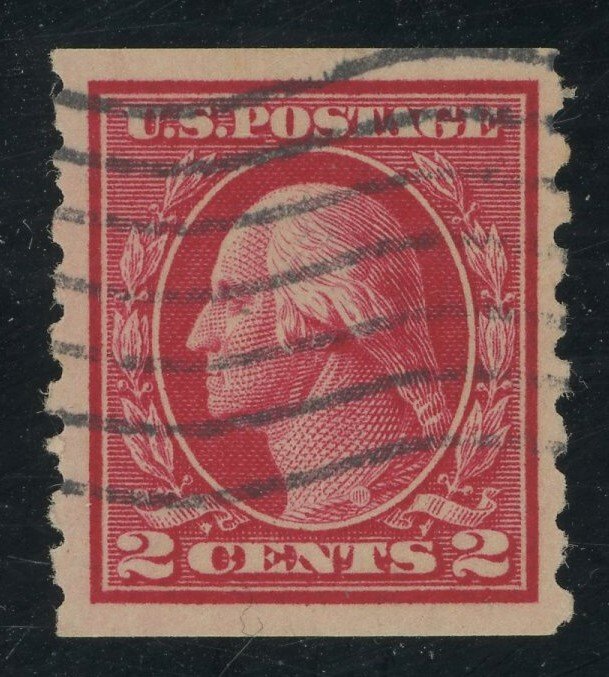 USA 413 - 2 cent Perf 8.5 Vertical - VF/XF Used Coil Single
