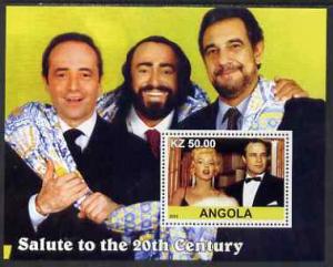 Angola 2002 Salute to the 20th Century #05 perf s/sheet -...
