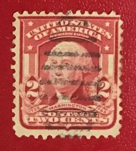 1903 US Scott 319 used 2 cent Washington Lot 1121