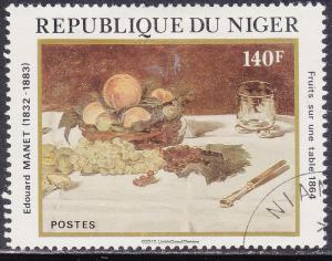 Niger 575 USED 1982 Edouard Manet, Artist