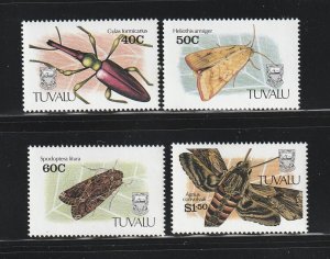 Tuvalu 566-569 Set MNH Insects