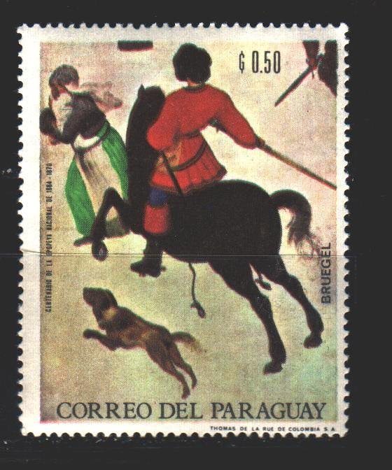 Paraguay. 1968. 1819 from the series. Painting, paintings. MNH.