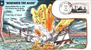 #3192 Remember the Maine Collins FDC