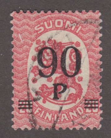 Finland 125 Finnish Arms 1921 O/P