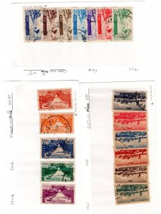 LEBANON 1949-1969 STOCK COLLECTION OF USED MOSTLY COMPLETE SETS SCOTT LISTED