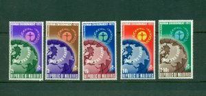 Maldives Islands  #412-16 (1972 UN Environment set) VFMNH CV $4.25