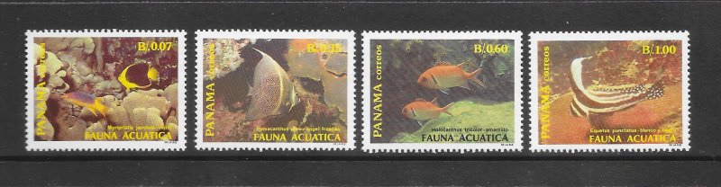 FISH - PANAMA #748-51   MNH