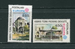 Turkish Northern Cyprus 55-56 Europa, Nicosia Stamp Set MH 1978