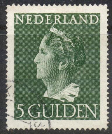 Netherlands. 1946 5g Queen Wilhelmina(SG 618)fu