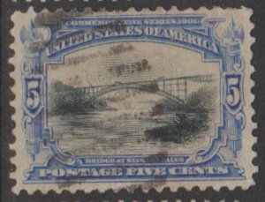 U.S. Scott #297 Pan-American Stamp - Used Single