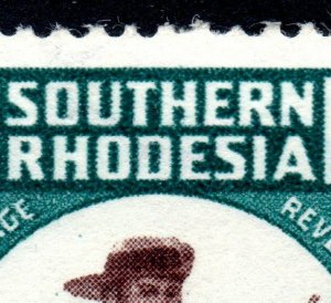 1943 Southern Rhodesia Sg61var with 4 Minor Flaws Unmounted Mint