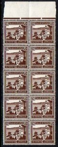 Palestine: 1942 Sea of Galilee 250m marginal 10-blk SG 109 MNH