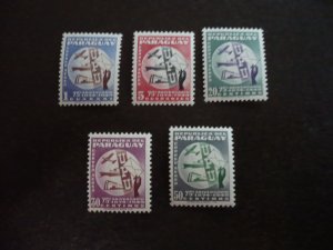 Stamps - Paraguay - Scott# C179-C183 - Mint Never Hinged Set of 5 Stamps