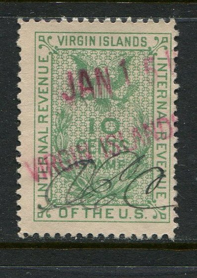 Virgin Islands Revenue Barefoot #34 Used