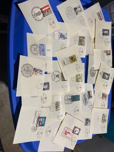 Austria First Day Cover Lot – 20+ FDCs (1960s–80s)