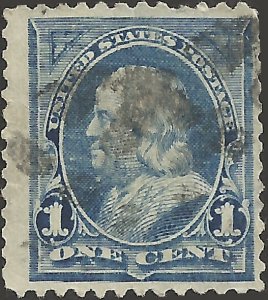 # 264 Blue Used Ben Franklin