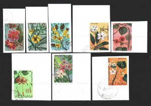 Vietnam. 1977. 919u-26u. Mulberry paper flowers and others. USED.