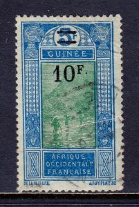 French Guinea - Scott #114 - Used - Creasing, thin at top - SCV $8.00