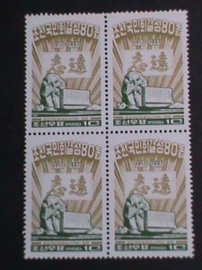 ​KOREA-1996 SC# 3617 80TH ANNIV: NATL. FOUNDATION ASSOCIATION- BLOCK MNH VF-