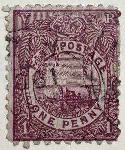 AlexStamps FIJI #54 FVF Used