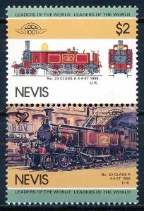 Nevis #218 Se-tenant Pair MNH