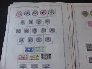 Nicaragua 1862-1974 Stamp Collection on Album Pages​