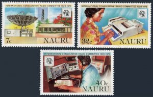 Nauru 198-200,MNH.Michel 195-197. CCIR Radio Consultative Committee,ITU 1979.