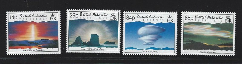 British Antarctic Territory mnh S.C.#  198 - 201