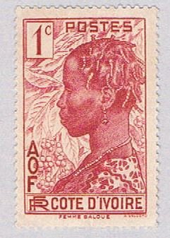 Ivory Coast 112 Used Bacule Woman 1936 (BP37119)