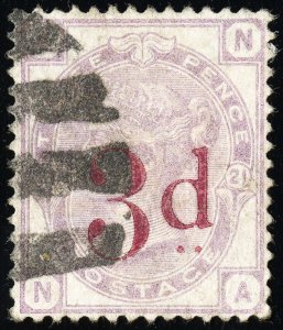 Great Britain Stamps # 94 Used VF Victoria Scott Value $150.00