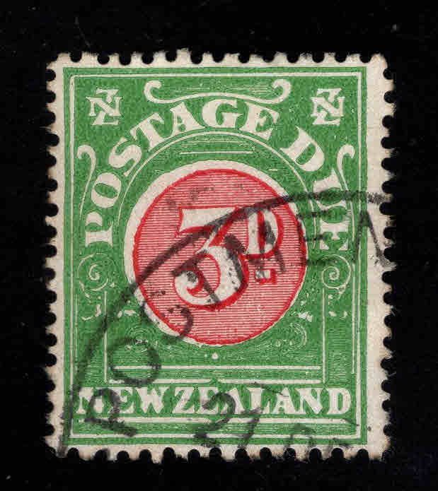 New Zealand Scott J19 Postage due Used CV $ 25