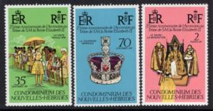 New Hebrides French 233-235 MNH VF