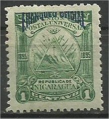 NICARAGUA, 1894, MH 1c, OFFICIAL, Scott O52