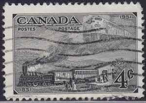 Canada 311 Postage Stamp Centenary 1951