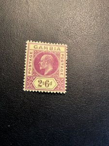 Stamps Gambia Scott #38 hinged