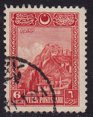 Turkey - 1926 - Scott #641 - used - Fortress of Ankara