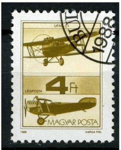 Hungary  1988 - Scott C450 used - 4fo, Aircraft 