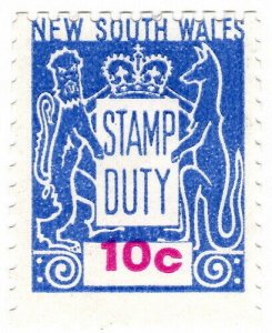 (I.B) Australia - NSW Revenue : Stamp Duty 10c