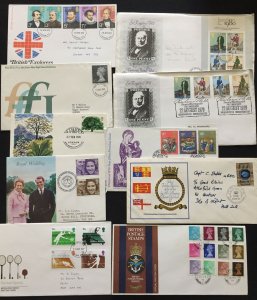 Great Britain 1970s Covers FDC Defintives Commems(Appx 108 Items) LA515