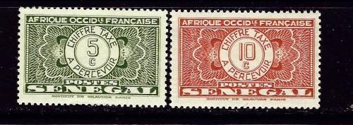 Senegal J22-23 Hinged 1935 issues